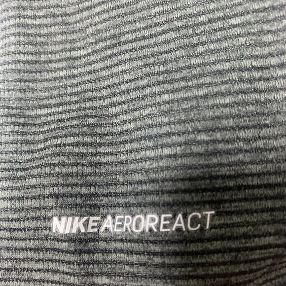 Nike Men’s Aeroreact Golf Polo – Olive Green with Black Pinstripe – Size Large - Picture 3 of 12